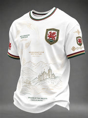 Men's Welsh Dragon Printed T-shirt