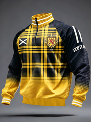 Men's UK Football Lover Scotland Printed Printed Sweatshirt