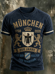 Men's Bayern München Print Casual T-Shirt