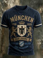 Men's Bayern München Print Casual T-Shirt
