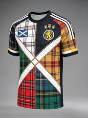 Men's UK Football Lover Scotland Printed short sleeve t-shirt