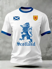 Men's UK Football Lover Scotland Printed short sleeves t-shirt