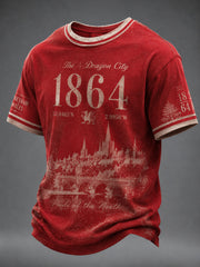 Men's Wrexham Football Lover Lover Printed T-shirt