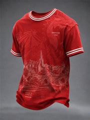 Men's Wrexham Football Lover Lover Printed T-shirt