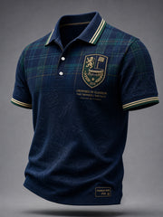 Men's Scotland Football Lover Green Faith Printed Casual Tops