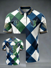 Men's UK Football Lover Scotland Printed polo shirt