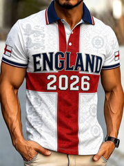 Men's England Printed polo shirt