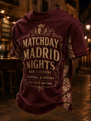 Men's Gift For Football Fans Print Casual Tee