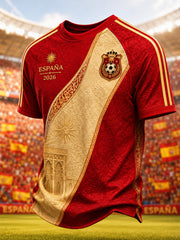 Men's Gift For Football Fans Print Casual Tee