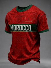 Men's MOROCCO Printed short sleeves t-shirt