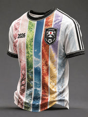 Men's Japanese Football Flame T-Shirts