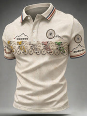 Men's Skeleton Bicycle Shirt