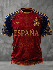 Men's ESPAÑA Football 2026 Short Sleeve T-shirt