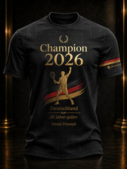 Men's 2026 Tennis Champion Commemorative T-Shirt