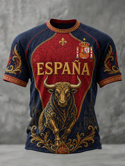 Men's Gift For Football Fans Print Casual Tee