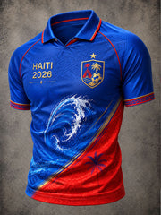 Men's 2026 Haiti Football Casual T-shirt