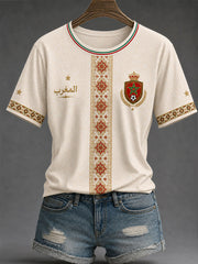 Women's 2026 Morocco Football T-Shirts