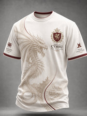 Men's Welsh Dragon Printed T-shirt