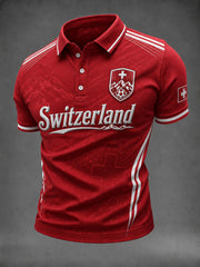 Men's Switzerland Printed Shirt