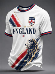 Men's Gift For Football Fans Print Casual Tee