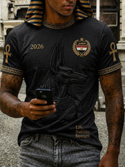 Men's Egyptian Football Anubis T-Shirts