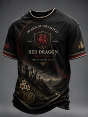 Men's Welsh Dragon Printed T-shirt