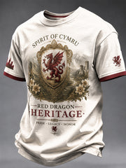 Men's Welsh Dragon Printed T-shirt