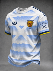 Men's UK Football Lover Scotland Printed short sleeves t-shirt
