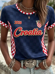 Women's short-sleeved T-shirt