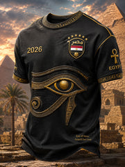 Men's 2026 Eye of Horus Egypt Soccer T-Shirts