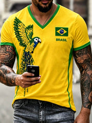 Men's V-neck T-shirt