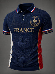 Men's France Football Printed Shirt