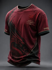 Men's Welsh Dragon Printed T-shirt