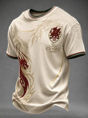 Men's Welsh Dragon Printed T-shirt