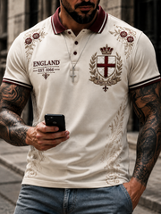 Men's England Printed polo shirt