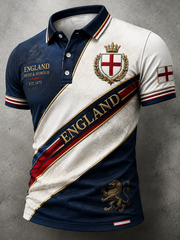Men's England Printed polo shirt