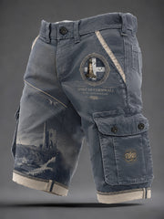 Men's Cornish Celtic-style printed shorts