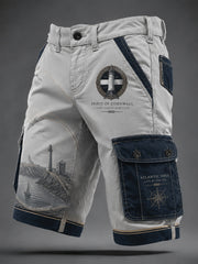 Men's Cornish Celtic-style printed shorts