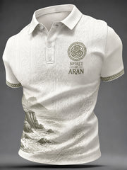 Men's Aran Print Casual Top