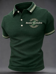 Men's Aran Islands Print Casual Top