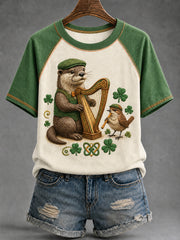 Women's Fleadh Cheoil na hÉireann Animal Graphic Raglan Tee