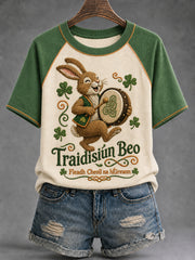 Women's Fleadh Cheoil na hÉireann Animal Graphic Raglan Tee