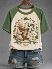 Women's Fleadh Cheoil na hÉireann Animal Graphic Raglan Tee