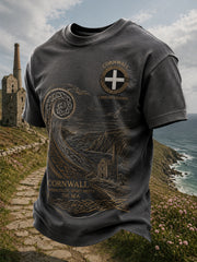 Men's Cornish Celtic-style Printed T-shirt