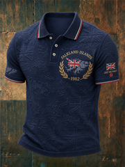 Men's Falklands War Veteran Printed polo shirt