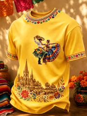Men's Hispanic Heritage Month Printed short sleeves t-shirt