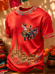 Men's Hispanic Heritage Month Printed short sleeves t-shirt