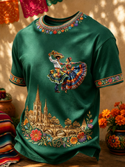 Men's Hispanic Heritage Month Printed short sleeves t-shirt