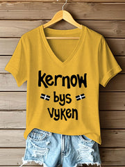 Women's Cornwall Print T-shirt