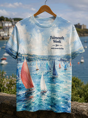 Men's Falmouth Week Print Casual T-shirt